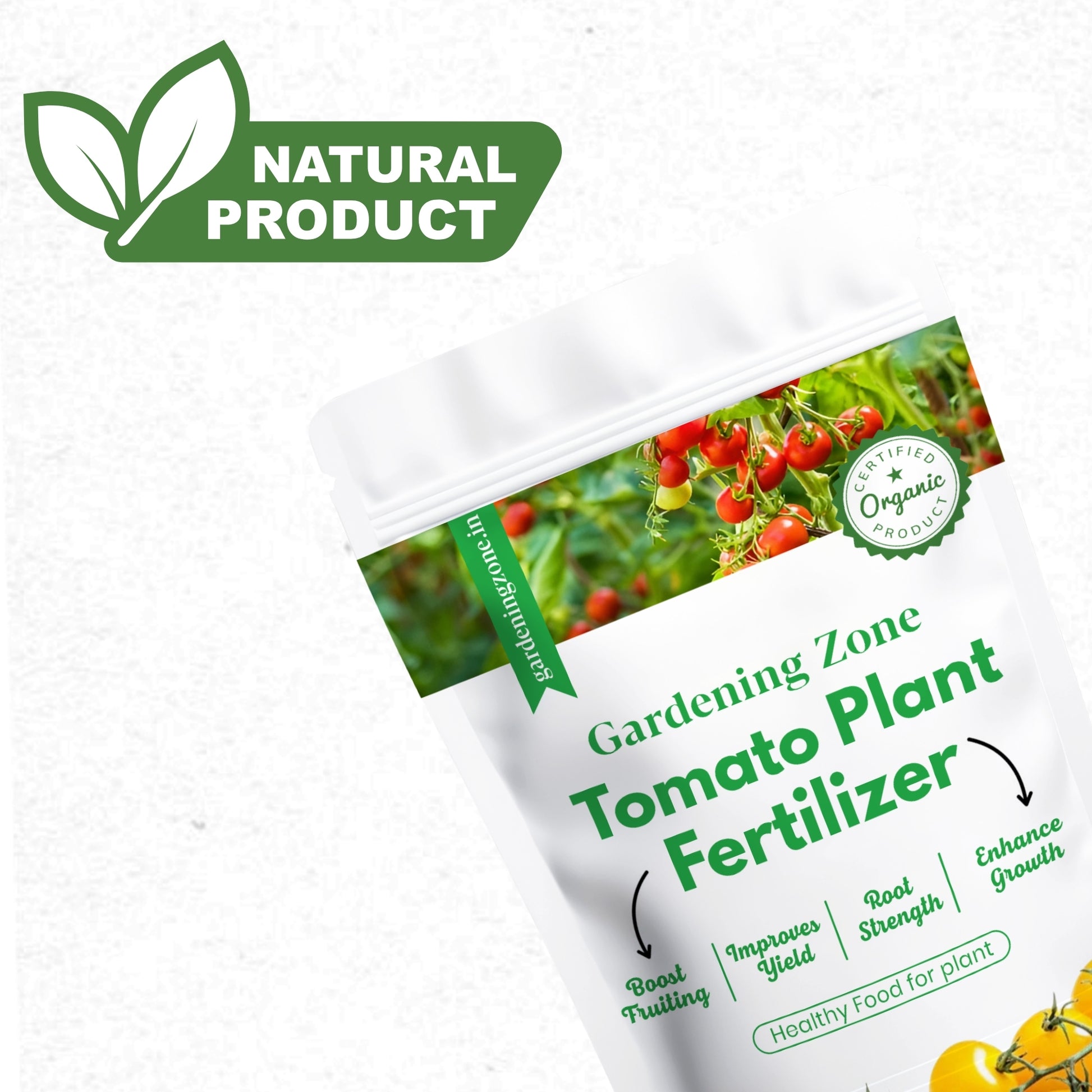 Gardening Zone 400Gram Tomato Fertilizer β 100% Organic Growth Booster for Juicy & Healthy Tomatoes π±
