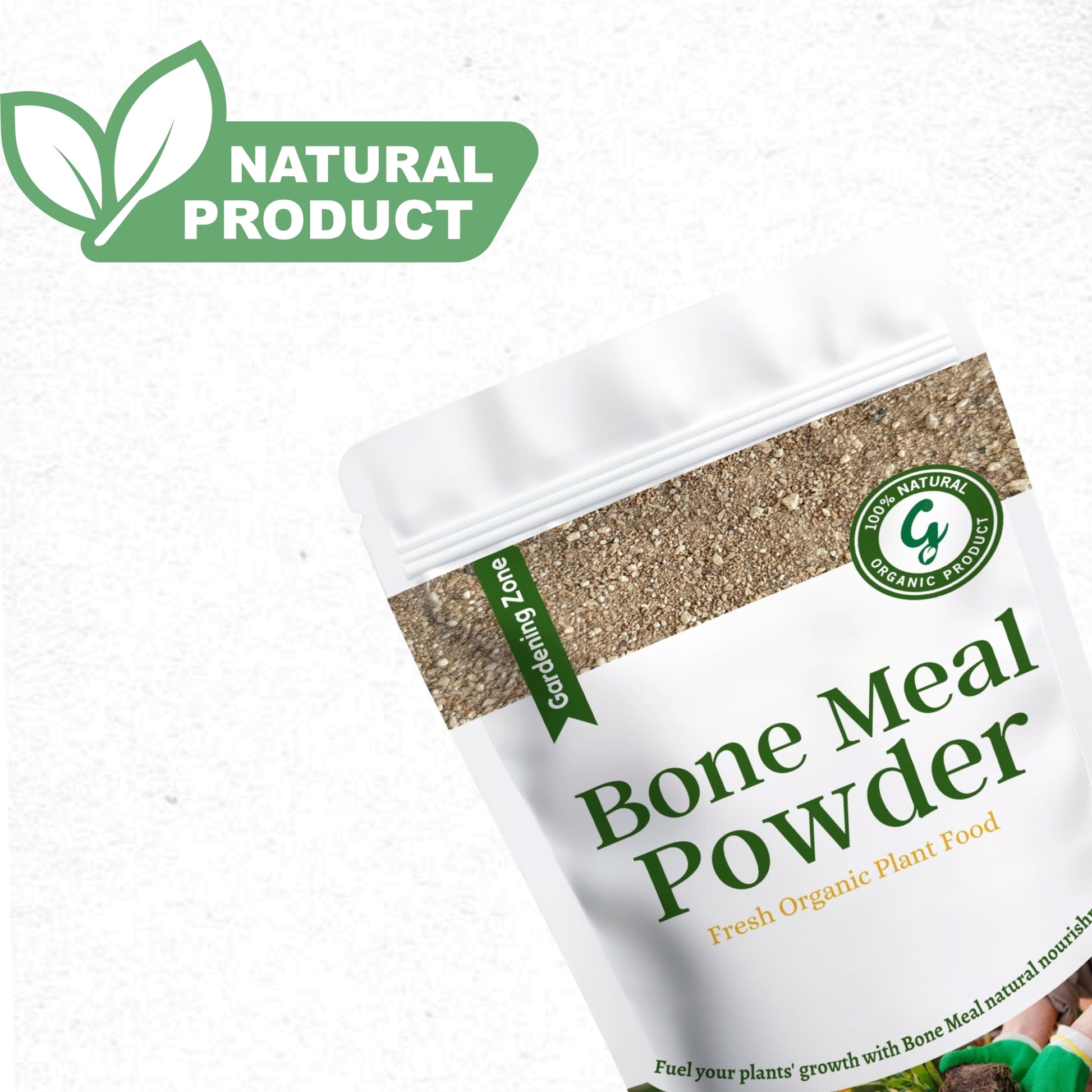 Gardening Zone 400Gram Steam Bone Meal – Natural Phosphorus-Rich Fertilizer for Healthy Root Growth
