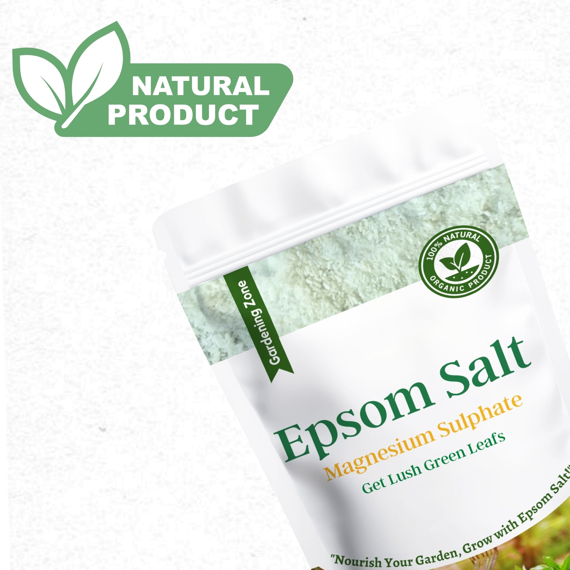 Gardening Zone 400Gram Epsom Salt – Magnesium-Rich Plant Supplement
