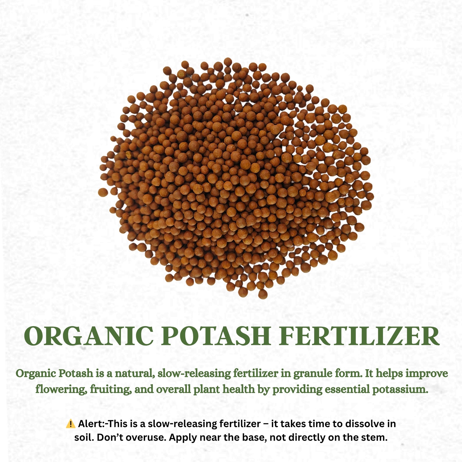 Gardening Zone 400Gram Organic Potash Granules – Boosts Flowering & Fruiting