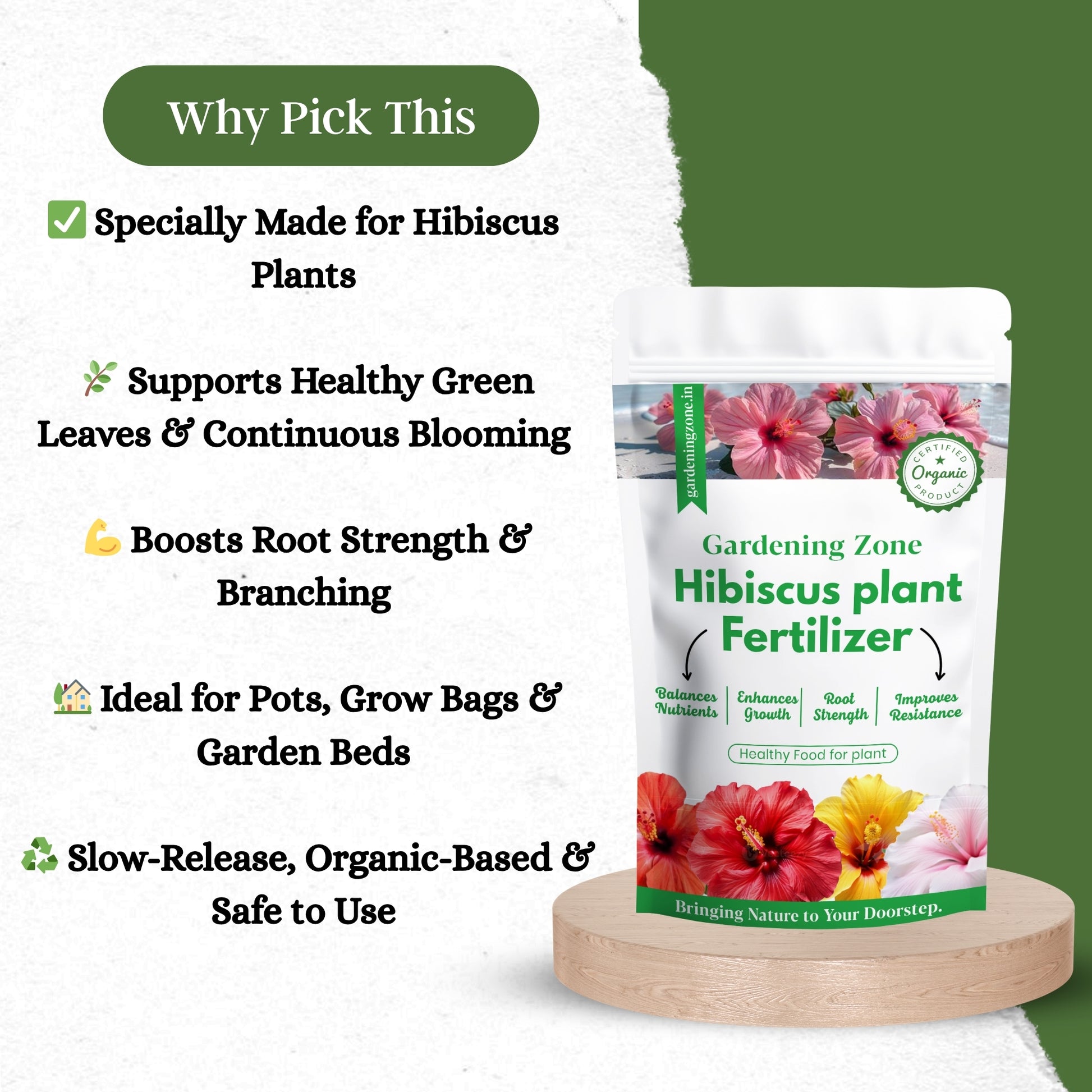 Gardening Zone 400Gram Hibiscus Plant Fertilizer β Boost Flowering & Growth! πΏ πΊ