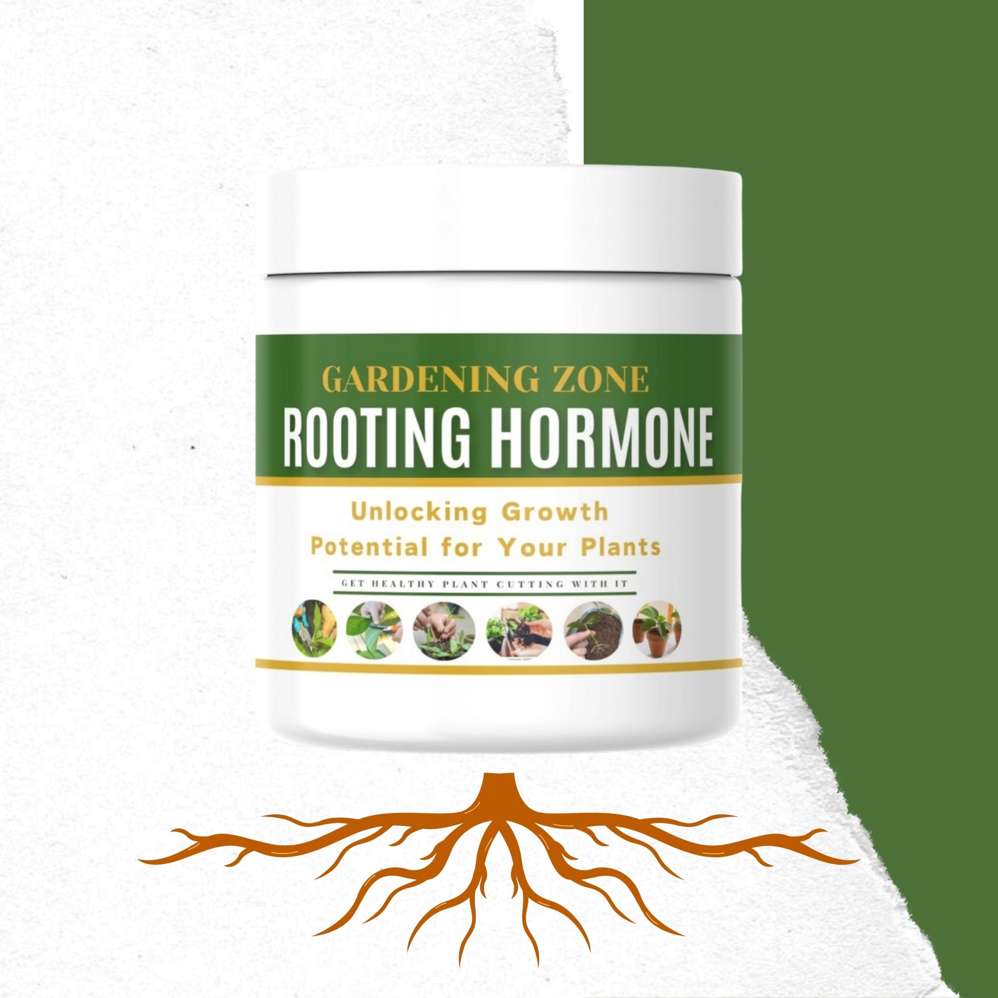 Gardening Zone High Quality Rooting Hormone Powder - 40g Net Weight - Boost Root Growth Naturally!"