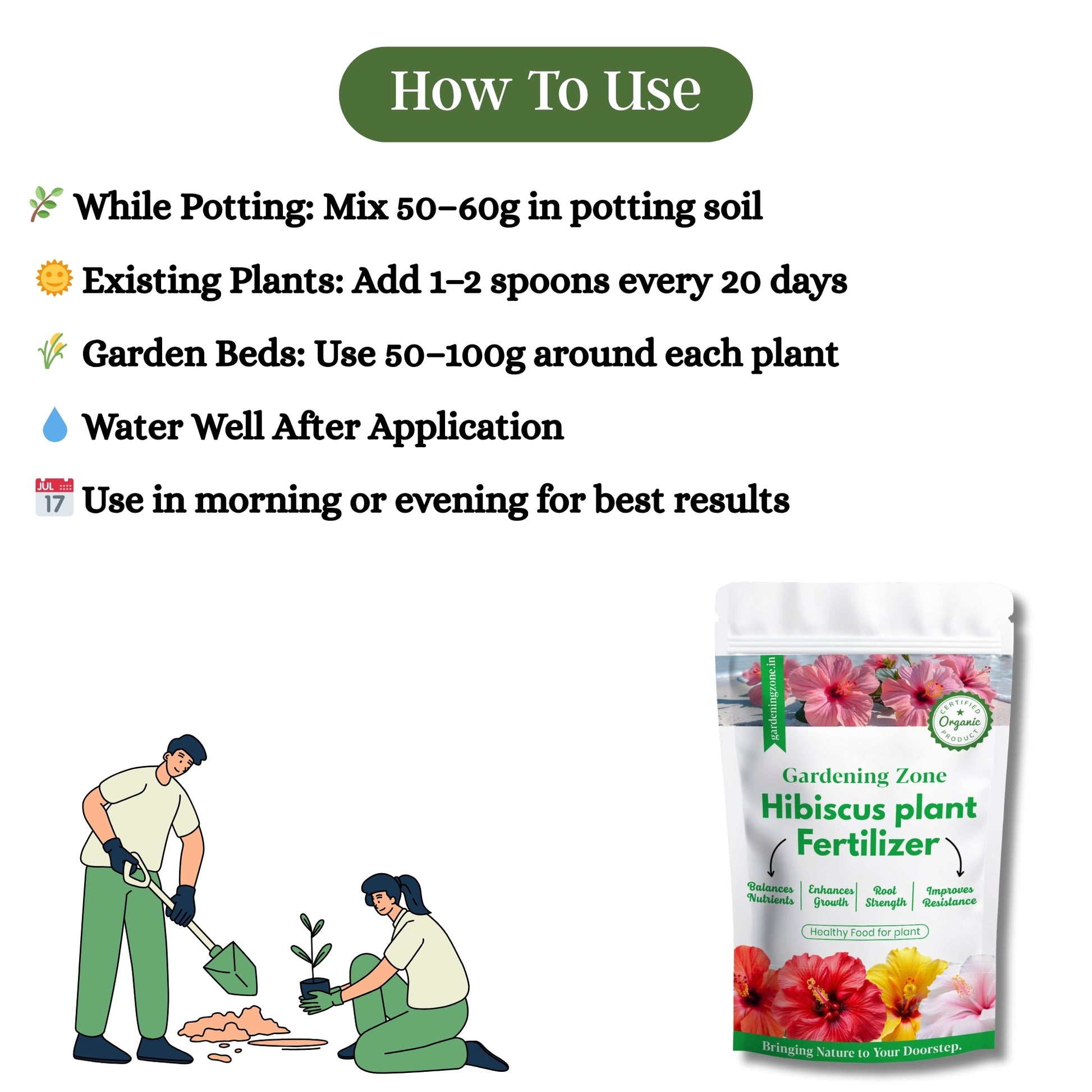 Gardening Zone 400Gram Hibiscus Plant Fertilizer β Boost Flowering & Growth! πΏ πΊ