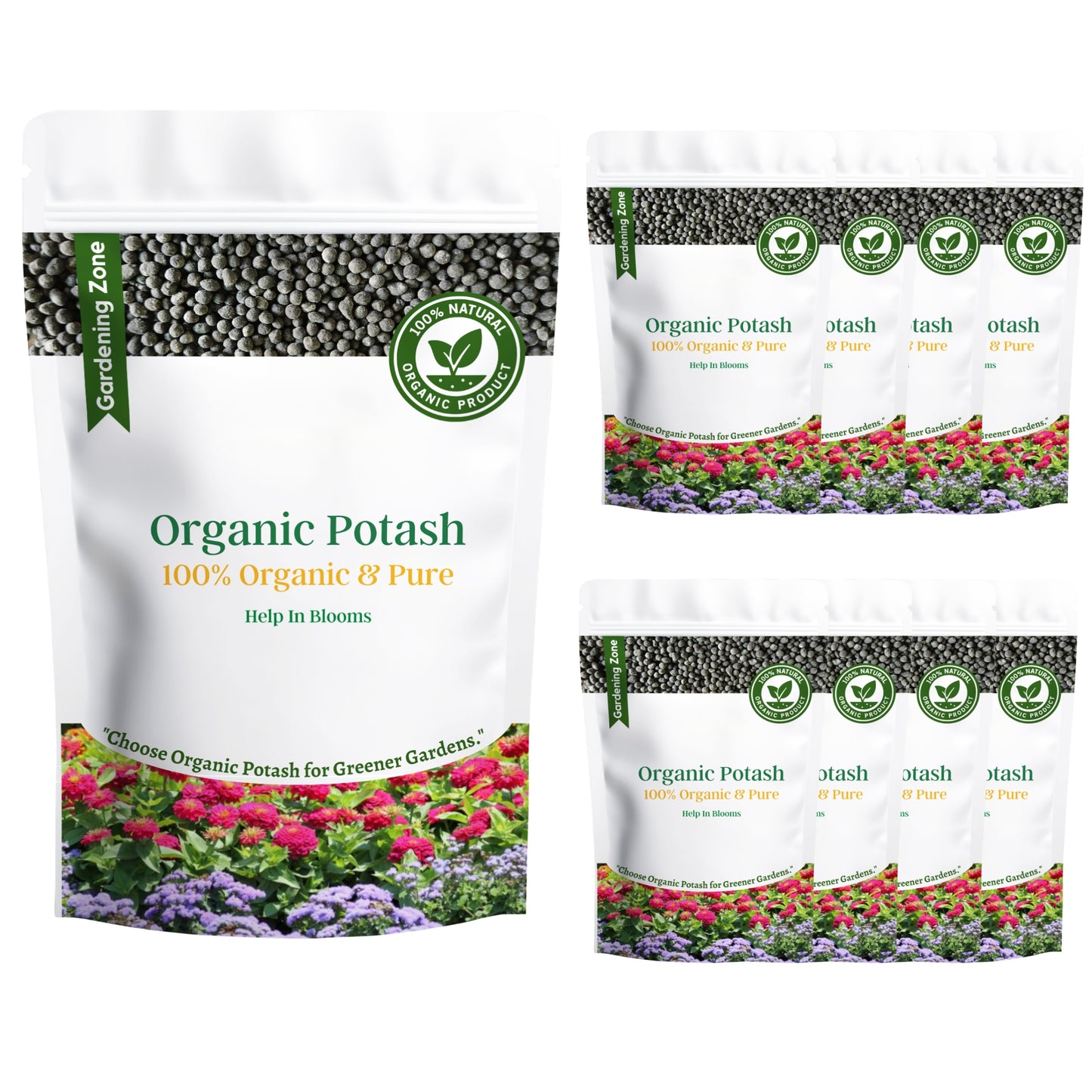 Gardening Zone Organic Potash Granules – Boosts Flowering & Fruiting