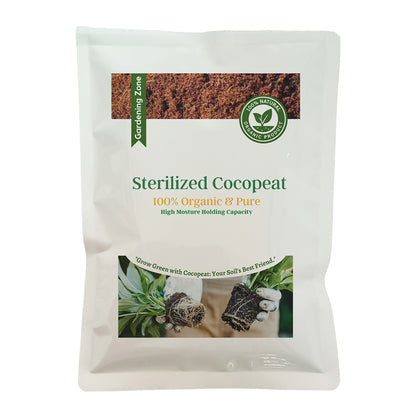 Gardening Zone 900Gram Ready-to-Use Cocopeat for Plants – 100% Natural Coconut Coir | Potting Mix, Soil Substitute, Seed Starting Medium