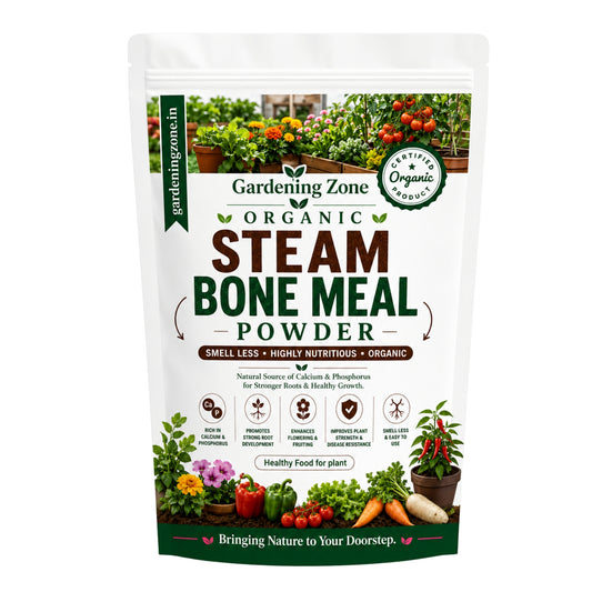 Gardening Zone Steam Bone Meal – Natural Phosphorus-Rich Fertilizer for Healthy Root Growth