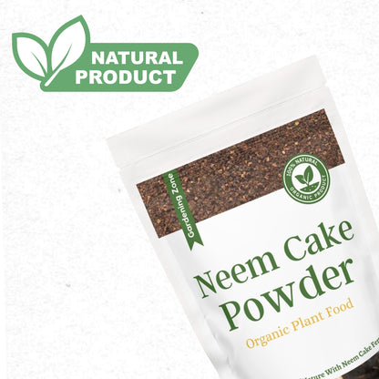 Gardening Zone 400Gram Neem Cake Fertilizer – Natural Pest Control & Soil Enricher