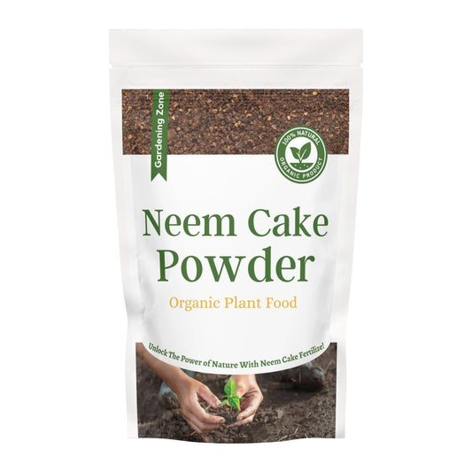 Gardening Zone 400Gram Neem Cake Fertilizer – Natural Pest Control & Soil Enricher