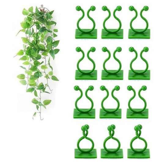 Gardening Zone Plant Clips – Pack of 12 Durable Garden Support Clips for Stems & Vines