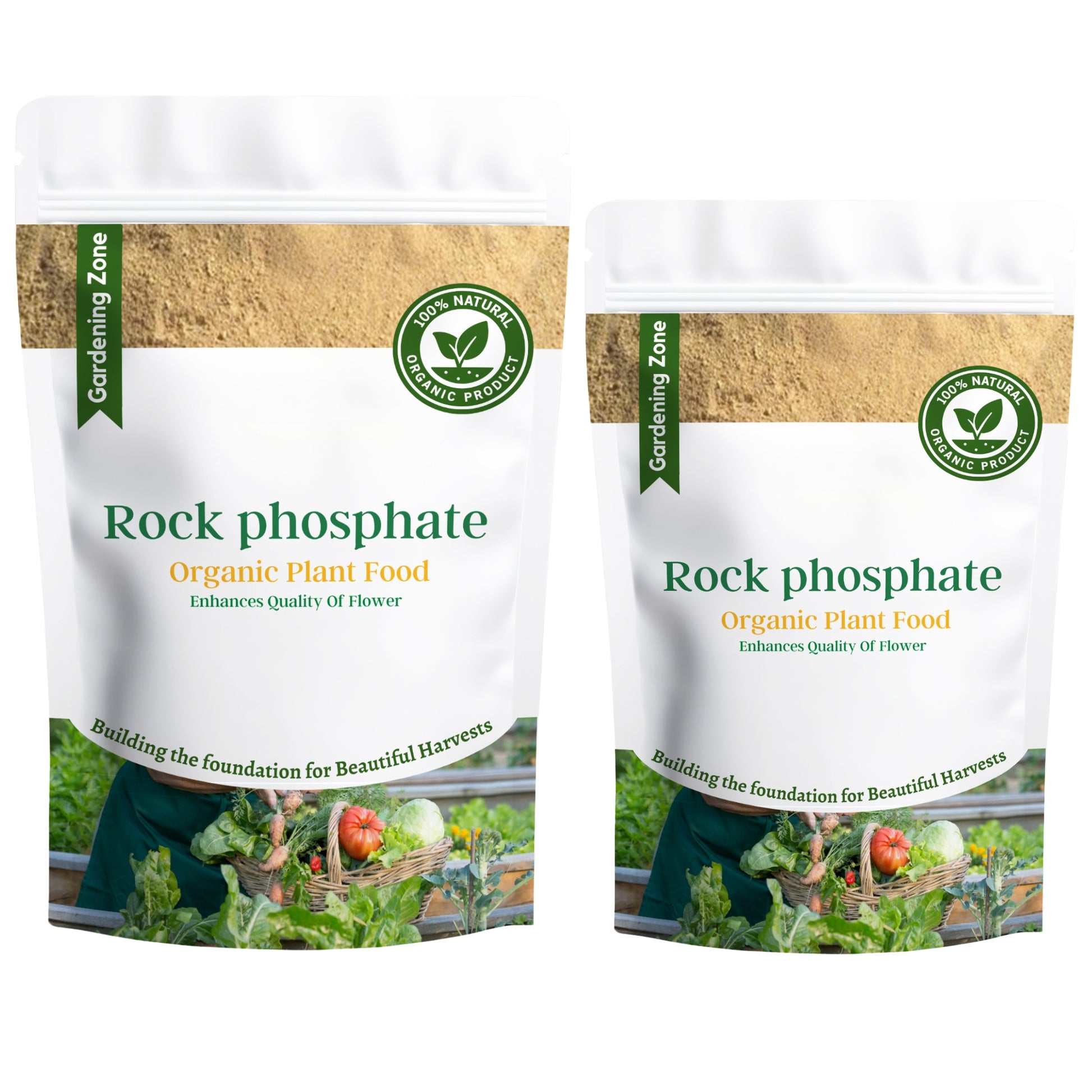 Gardening Zone Rock Phosphate Fertilizer – Natural Root Booster for Healthy Growth