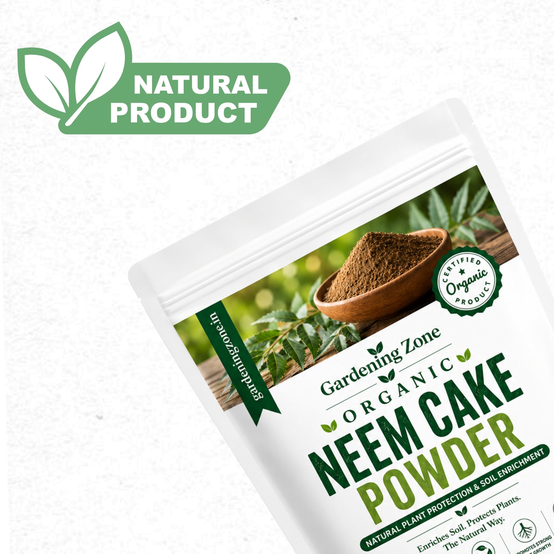 Gardening Zone Neem Cake Fertilizer – Natural Pest Control & Soil Enricher