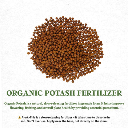 Gardening Zone 400Gram Organic Potash Granules – Boosts Flowering & Fruiting