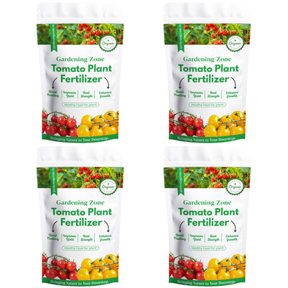 Gardening Zone Tomato Fertilizer – 100% Organic Growth Booster for Juicy & Healthy Tomatoes 🌱