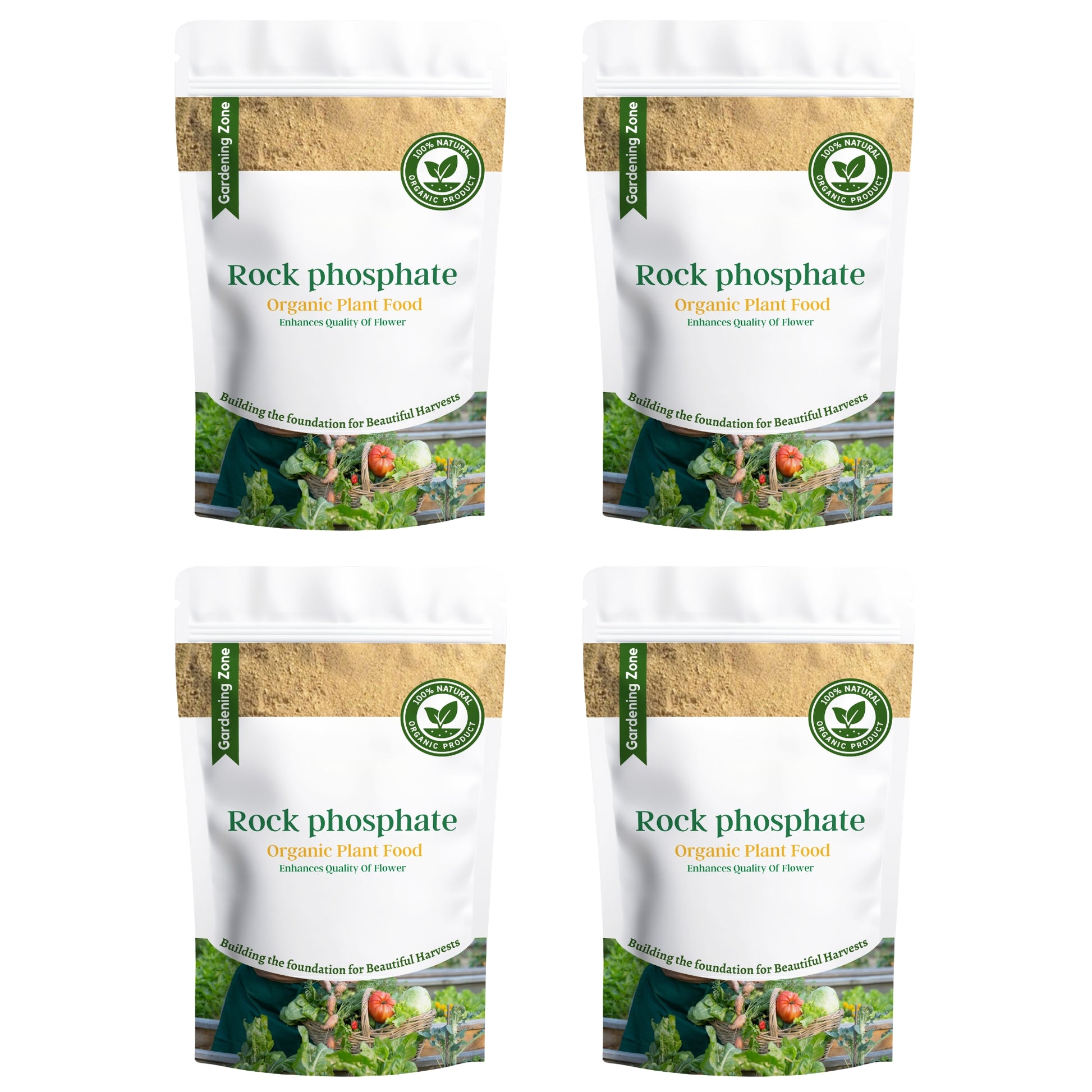 Gardening Zone Rock Phosphate Fertilizer – Natural Root Booster for Healthy Growth