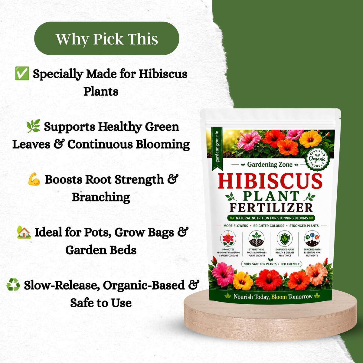 Gardening Zone Hibiscus Plant Fertilizer – Boost Flowering & Growth! 🌿 🌺