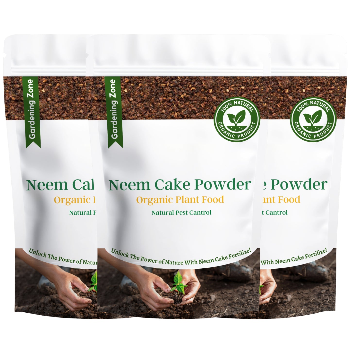 Gardening Zone Neem Cake Fertilizer – Natural Pest Control & Soil Enricher