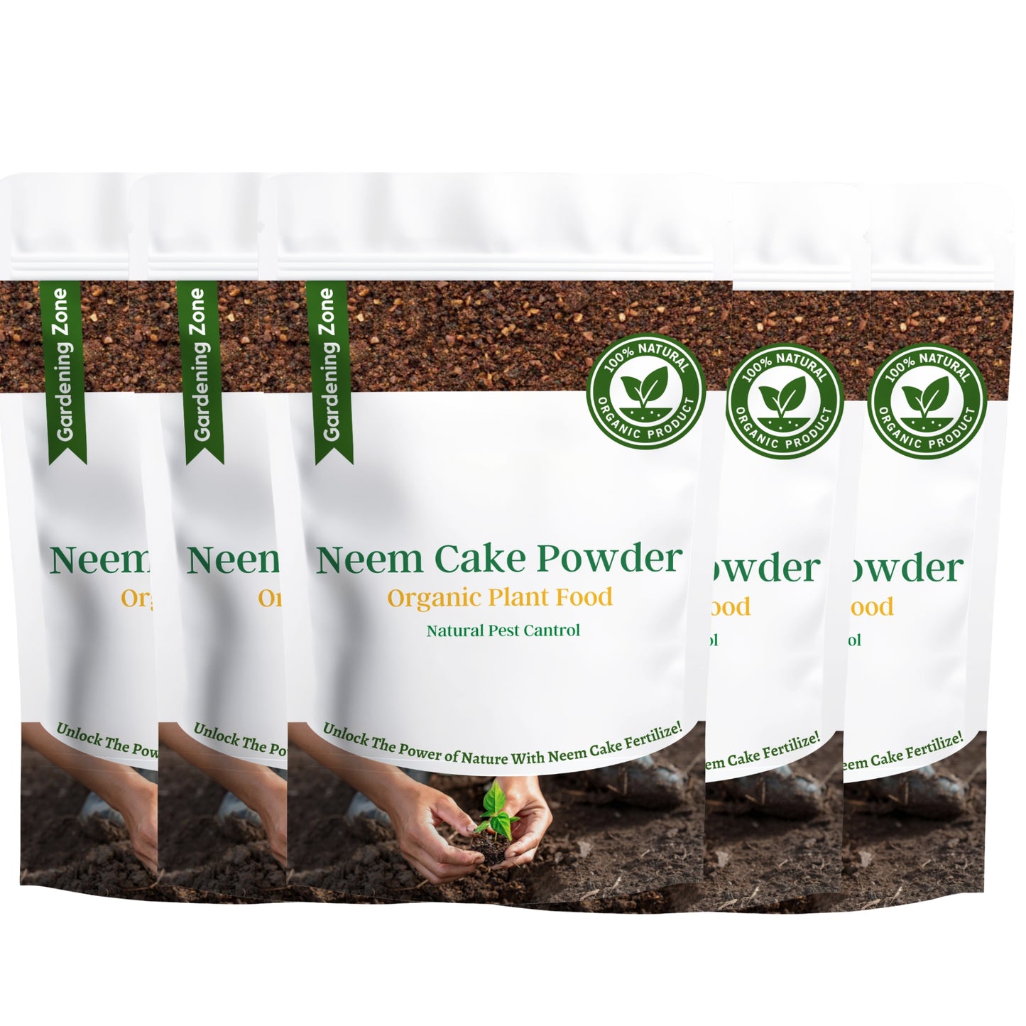 Gardening Zone Neem Cake Fertilizer – Natural Pest Control & Soil Enricher