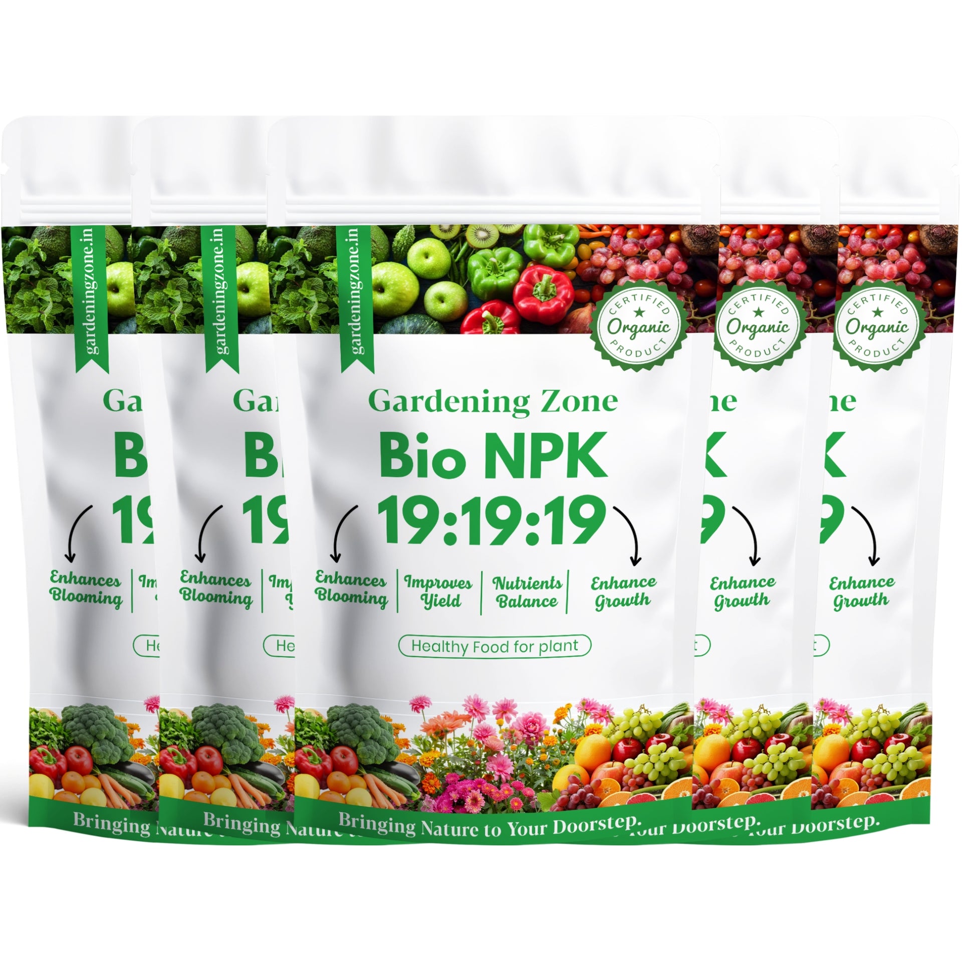 Gardening Zone Bio NPK 19-19-19 – Complete Plant Nutrition for Faster Growth! 🌱✨