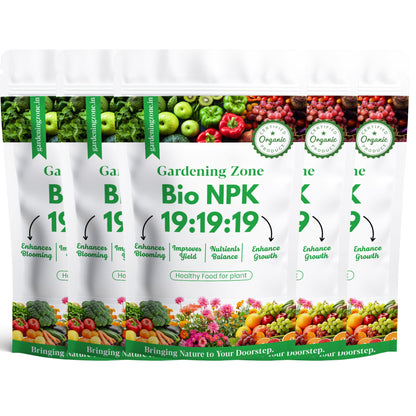 Gardening Zone Bio NPK 19-19-19 – Complete Plant Nutrition for Faster Growth! 🌱✨
