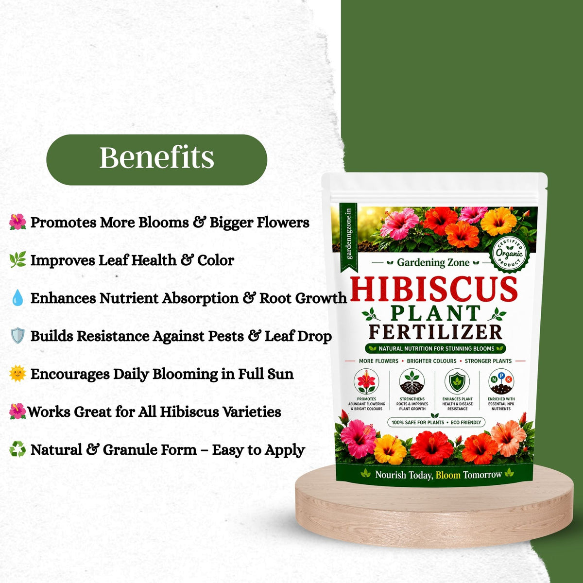 Gardening Zone Hibiscus Plant Fertilizer – Boost Flowering & Growth! 🌿 🌺