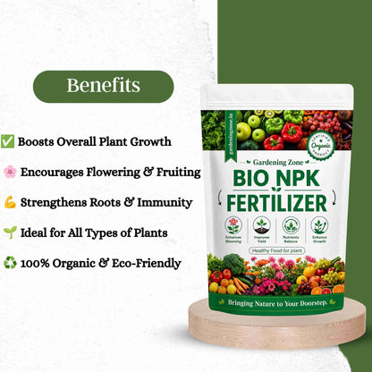 Gardening Zone Bio NPK Granules – Complete Plant Nutrition for Faster Growth! 🌱✨