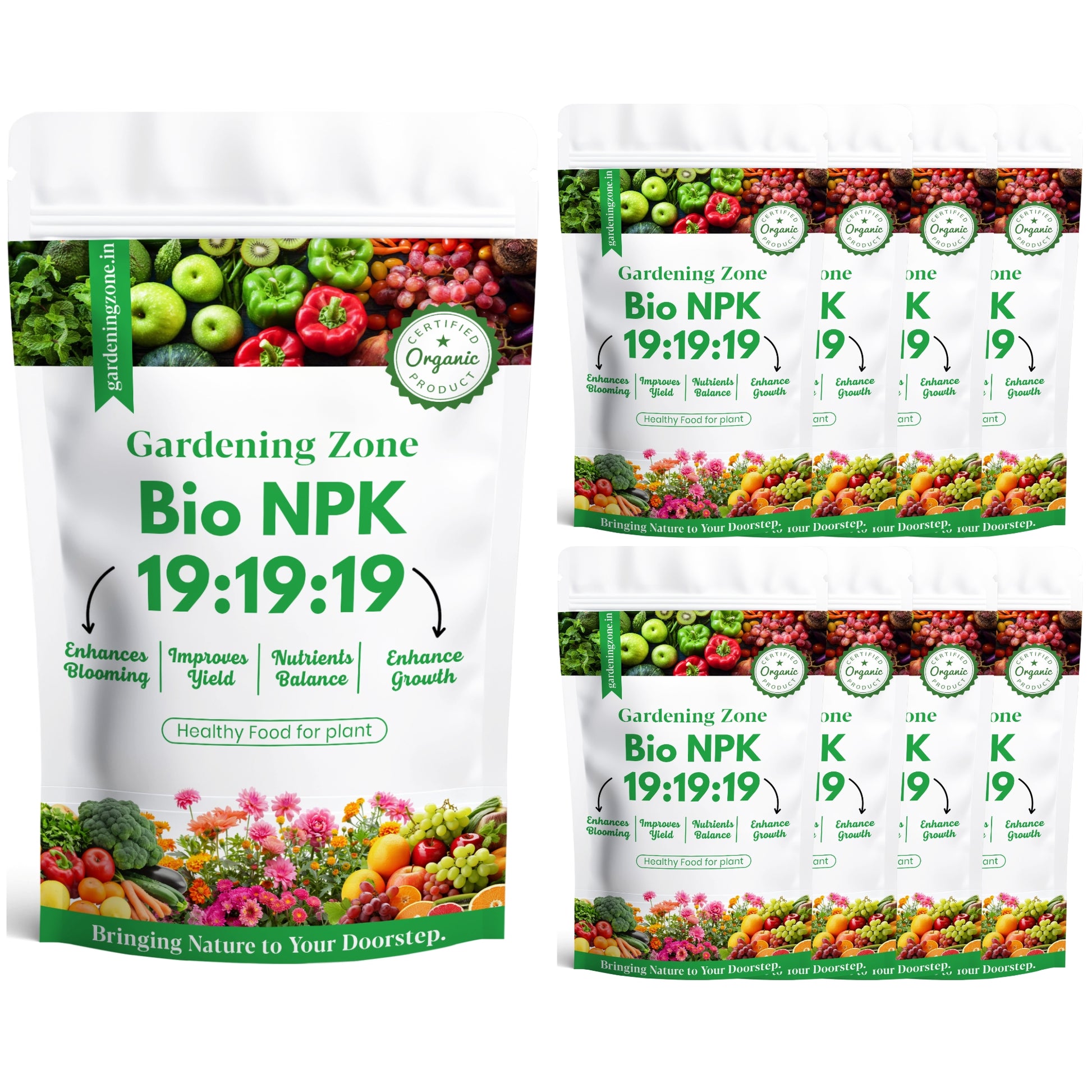 Gardening Zone Bio NPK 19-19-19 – Complete Plant Nutrition for Faster Growth! 🌱✨
