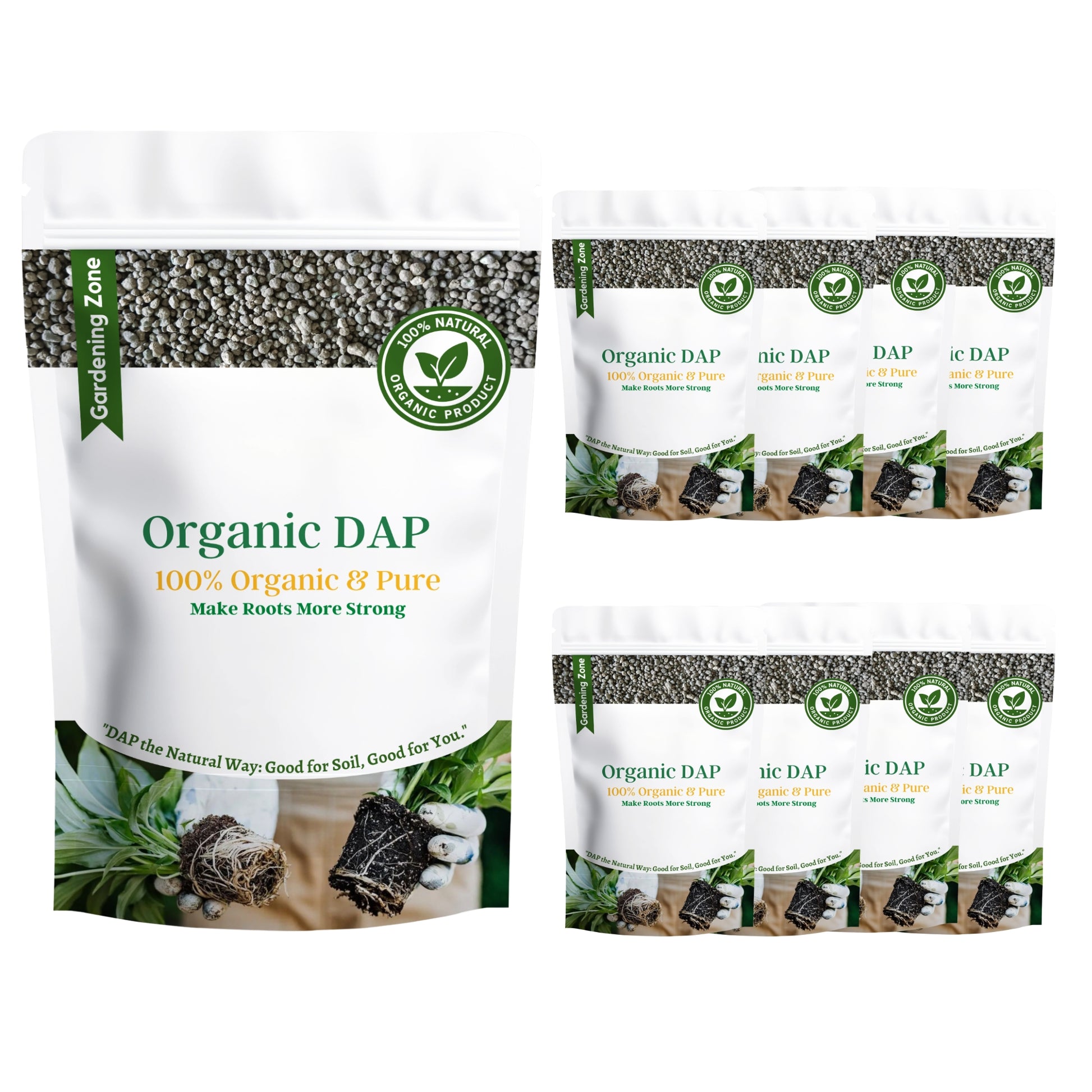 Gardening Zone Organic DAP Fertilizer – Nitrogen & Phosphorus Booster