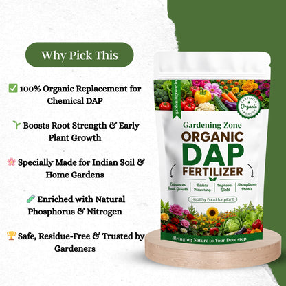 Gardening Zone Organic DAP Fertilizer – Nitrogen & Phosphorus Booster