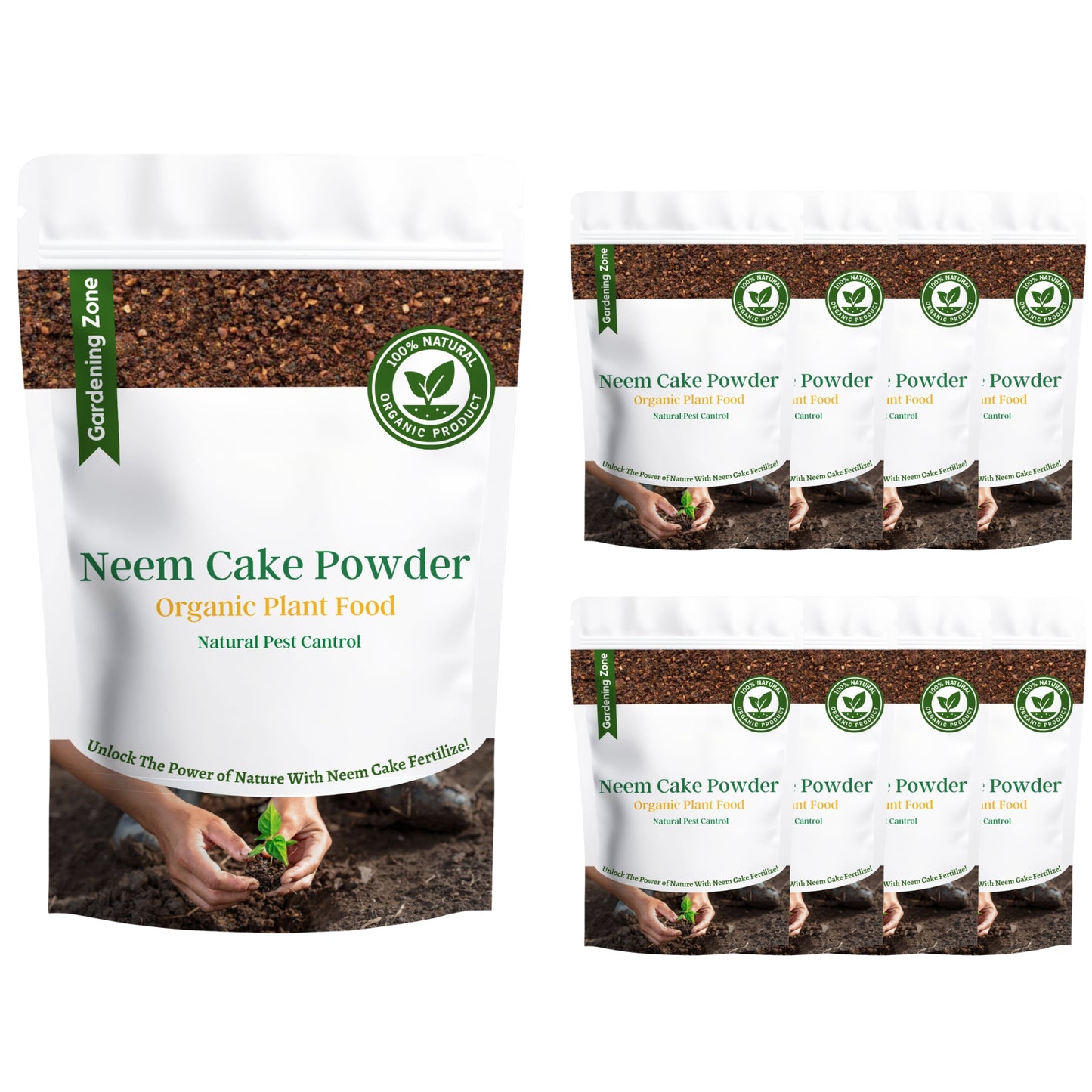 Gardening Zone Neem Cake Fertilizer – Natural Pest Control & Soil Enricher