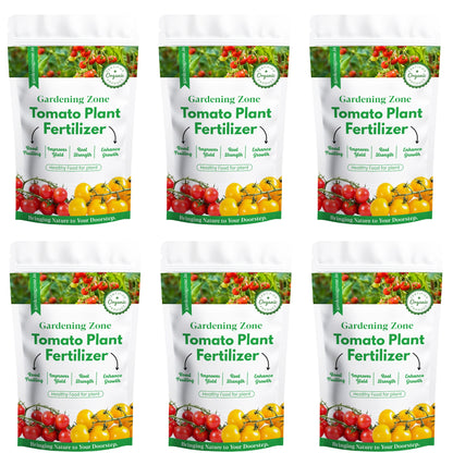 Gardening Zone Tomato Fertilizer – 100% Organic Growth Booster for Juicy & Healthy Tomatoes 🌱