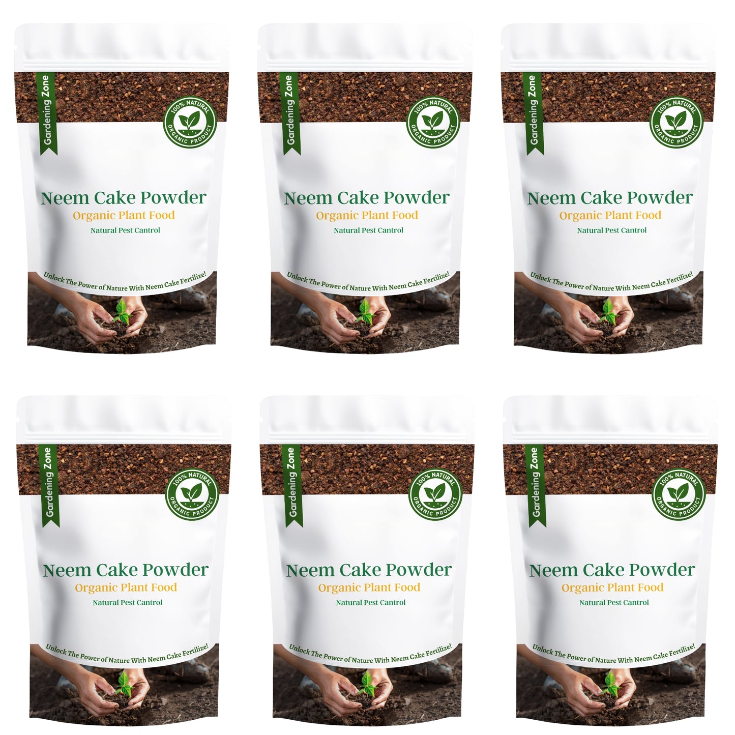 Gardening Zone Neem Cake Fertilizer – Natural Pest Control & Soil Enricher