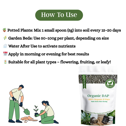 dap fertilizer used for which plants Gardening Zone Organic DAP Fertilizer – Nitrogen & Phosphorus Booster