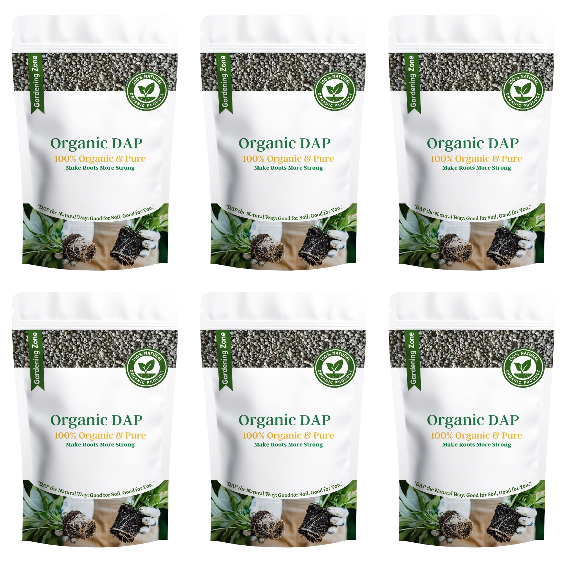 Gardening Zone Organic DAP Fertilizer – Nitrogen & Phosphorus Booster