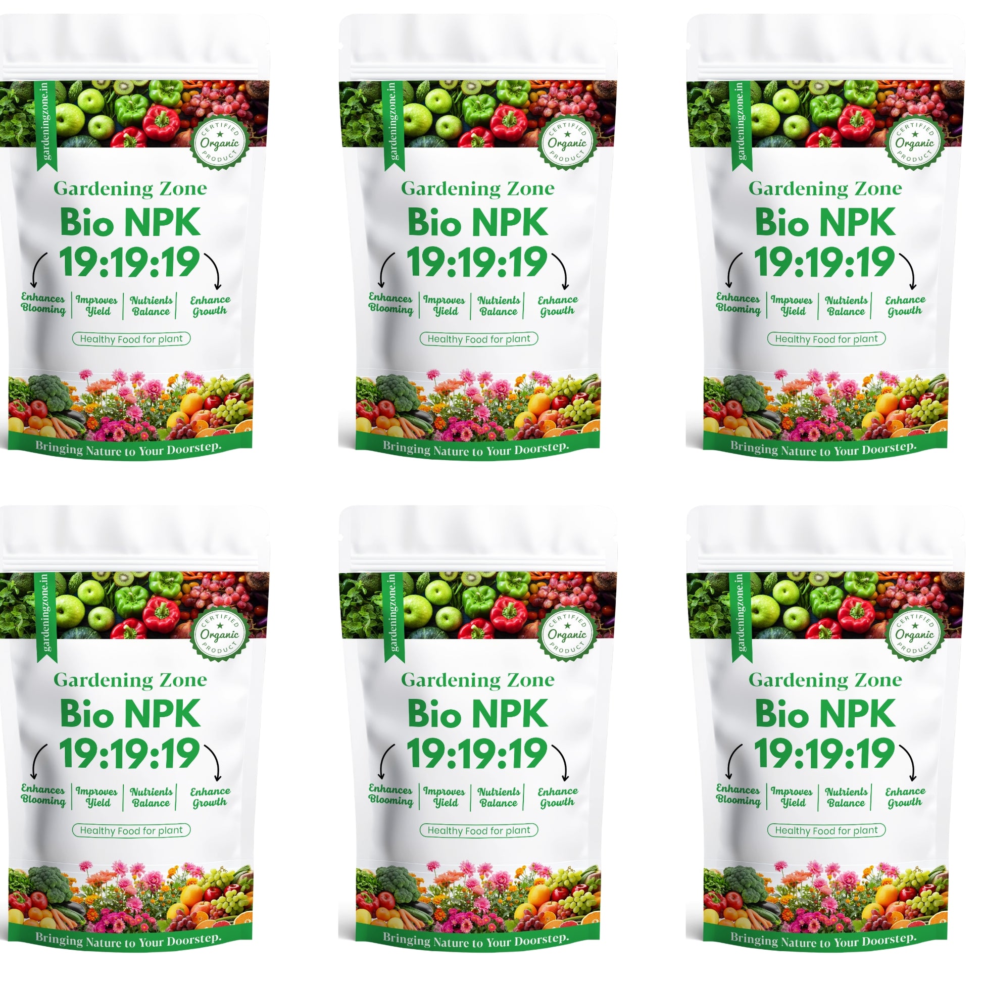 Gardening Zone Bio NPK 19-19-19 – Complete Plant Nutrition for Faster Growth! 🌱✨