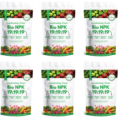 Gardening Zone Bio NPK 19-19-19 – Complete Plant Nutrition for Faster Growth! 🌱✨