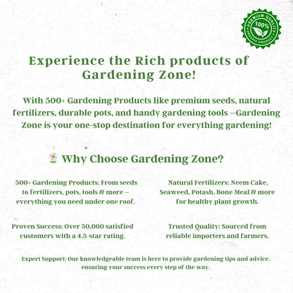 Gardening Zone Mustard Cake Fertilizer – Organic Soil Booster for Healthy Plants