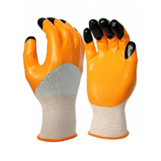 Gardening Zone Orange Imported Gardening Gloves | Durable and Comfortable Hand Protection