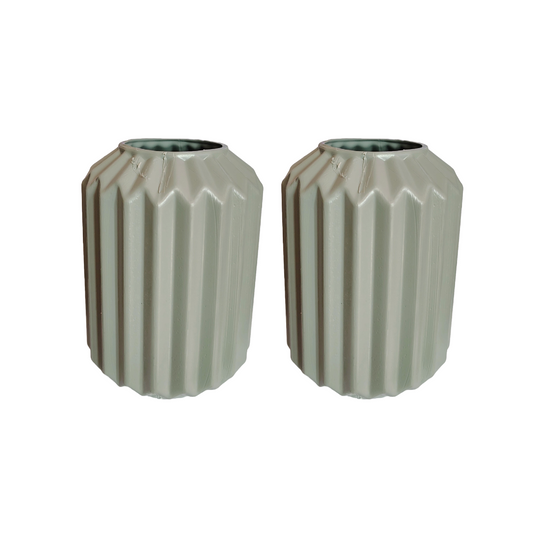 Gardening Zone High Quality   5-Inch Riga Pots (Pack of 2) - Perfect for Small Decorative Table Plants