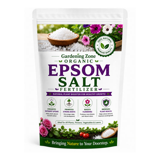 Gardening Zone Epsom Salt – Magnesium-Rich Plant Supplement