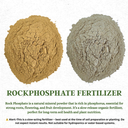Gardening Zone Rock Phosphate Fertilizer – Natural Root Booster for Healthy Growth